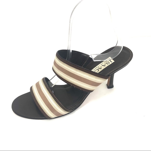 ISAAC Mule Slip On Heels 9 - Picture 3 of 7